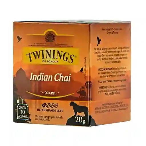 Te Twinings Indian Chai 20 Gr - 10 Und Canela