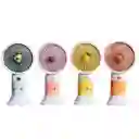 Mini Ventilador Recargable Con Base Y Orejas