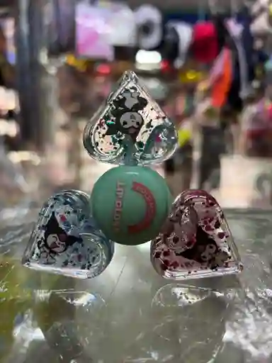 Brillo Labial Spinner Para Niñas Tres Brillos En Uno Dibujos Animados, Lip Gloss Efecto Luminoso