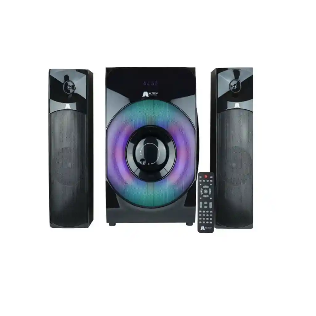 Parlantes 2.1 Jaltech Bluetooth Fm Usb Rgb Control 4.000w
