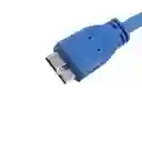 Cable Usb 3.0 Tipo B Para Disco Duro Externo Azul