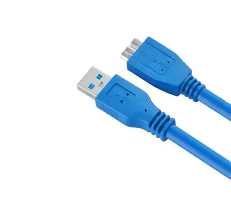 Cable Usb 3.0 Tipo B Para Disco Duro Externo Azul