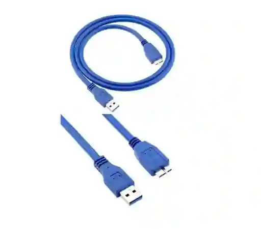 Cable Usb 3.0 Tipo B Para Disco Duro Externo Azul