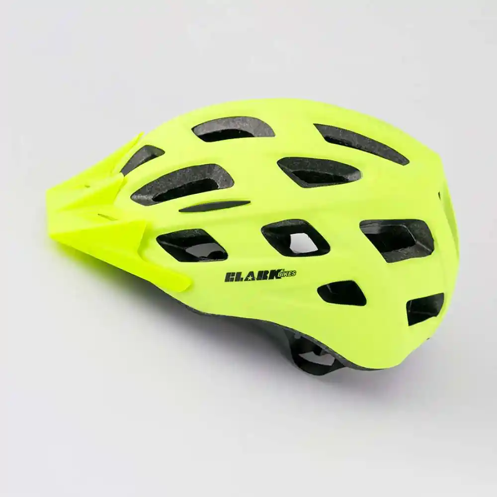 Casco Ciclismo Clark Talla L Unica Amarillo Polietileno