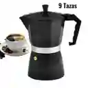 Cafetera 9 Tazas Para Estufa Café Express Clásica