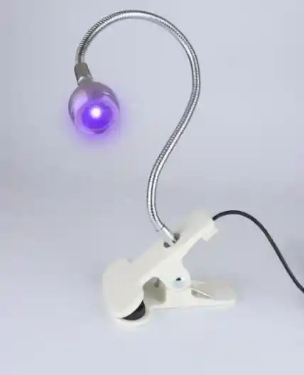 Lámpara Led Uv Con Clip Y Cuello Flexible – Usb
