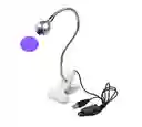 Lámpara Led Uv Con Clip Y Cuello Flexible – Usb