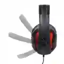 Diadema Tipo Gamer Pc Plug Amd-02 Nuevo Rojo