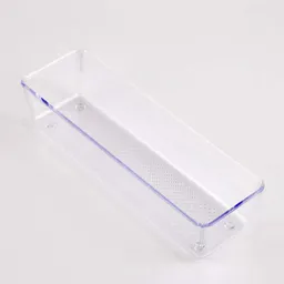 Organizador Plasticforte 7x5x23cm Translucido Plastico