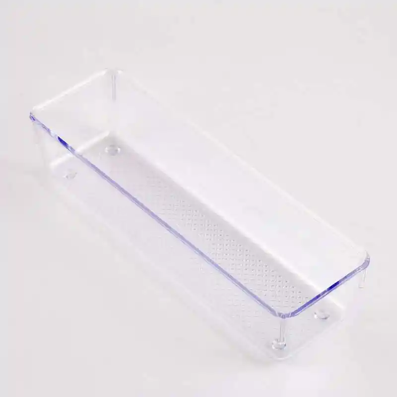 Organizador Plasticforte 7x5x23cm Translucido Plastico