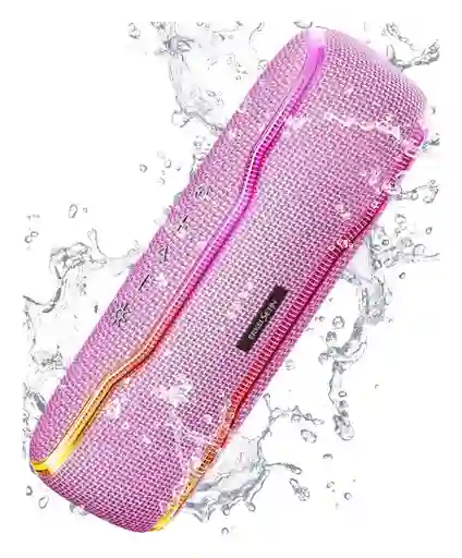 Parlante Bluetooth 25w Con 24 Horas De Reproducción E Ipx7 Rosa