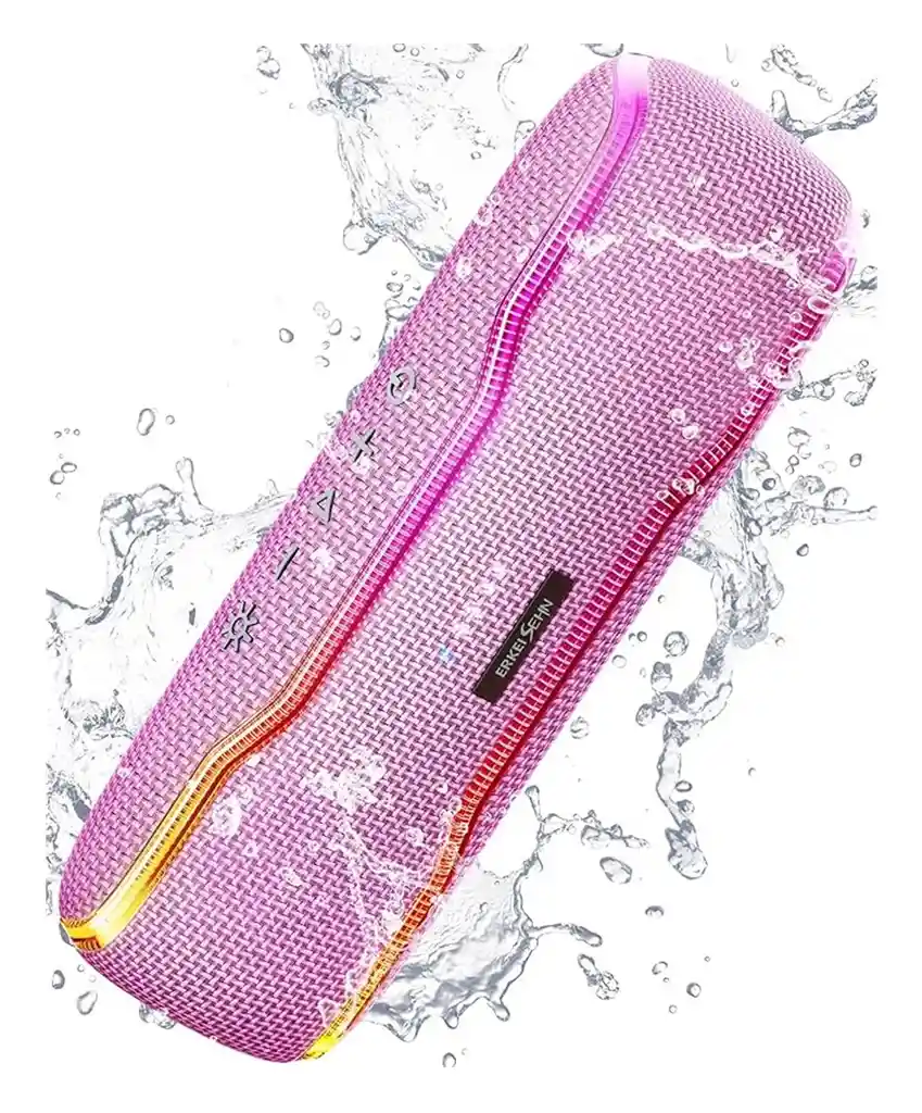 Parlante Bluetooth 25w Con 24 Horas De Reproducción E Ipx7 Rosa