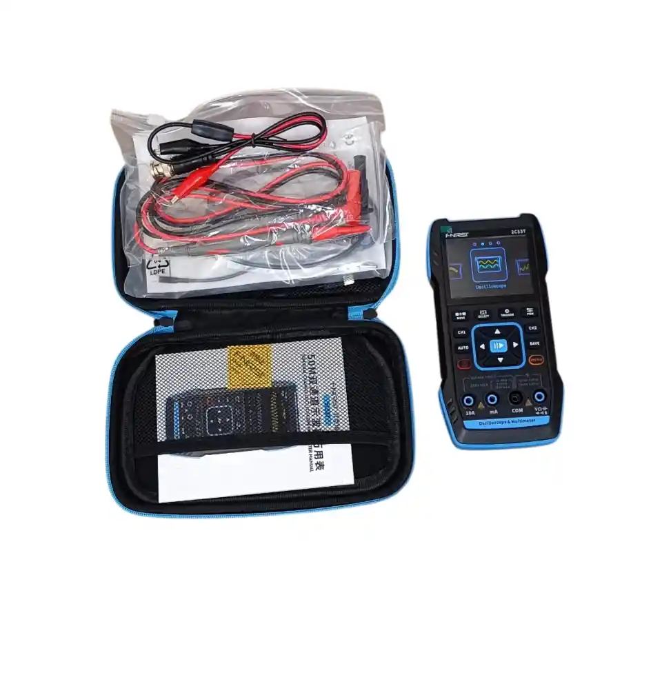 Osciloscopio Multimetro Generador Señal 2ch Fniris 2c53t X 2 Sondas