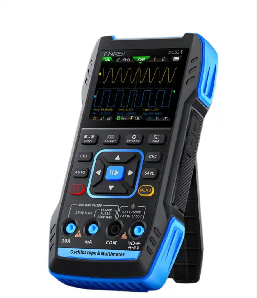 Osciloscopio Multimetro Generador Señal 2ch Fniris 2c53t