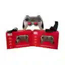 Control Bluetooth X3 Transperente + Soporte Para Celular Y Pc