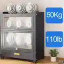 Organizador De Loza Estante Escurridor Gabinete Acero 52cm