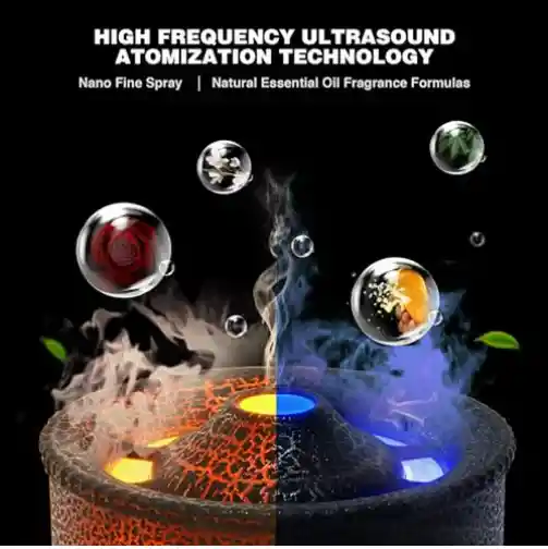 Difusores De Aromas Eléctricos Para Aromaterapia Con Aceites Color Negro