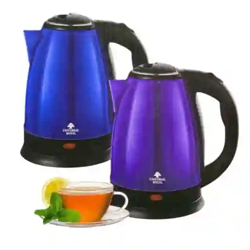 Jarra Hervidora Eléctrica De Agua Rápida Metálica Royal Universal