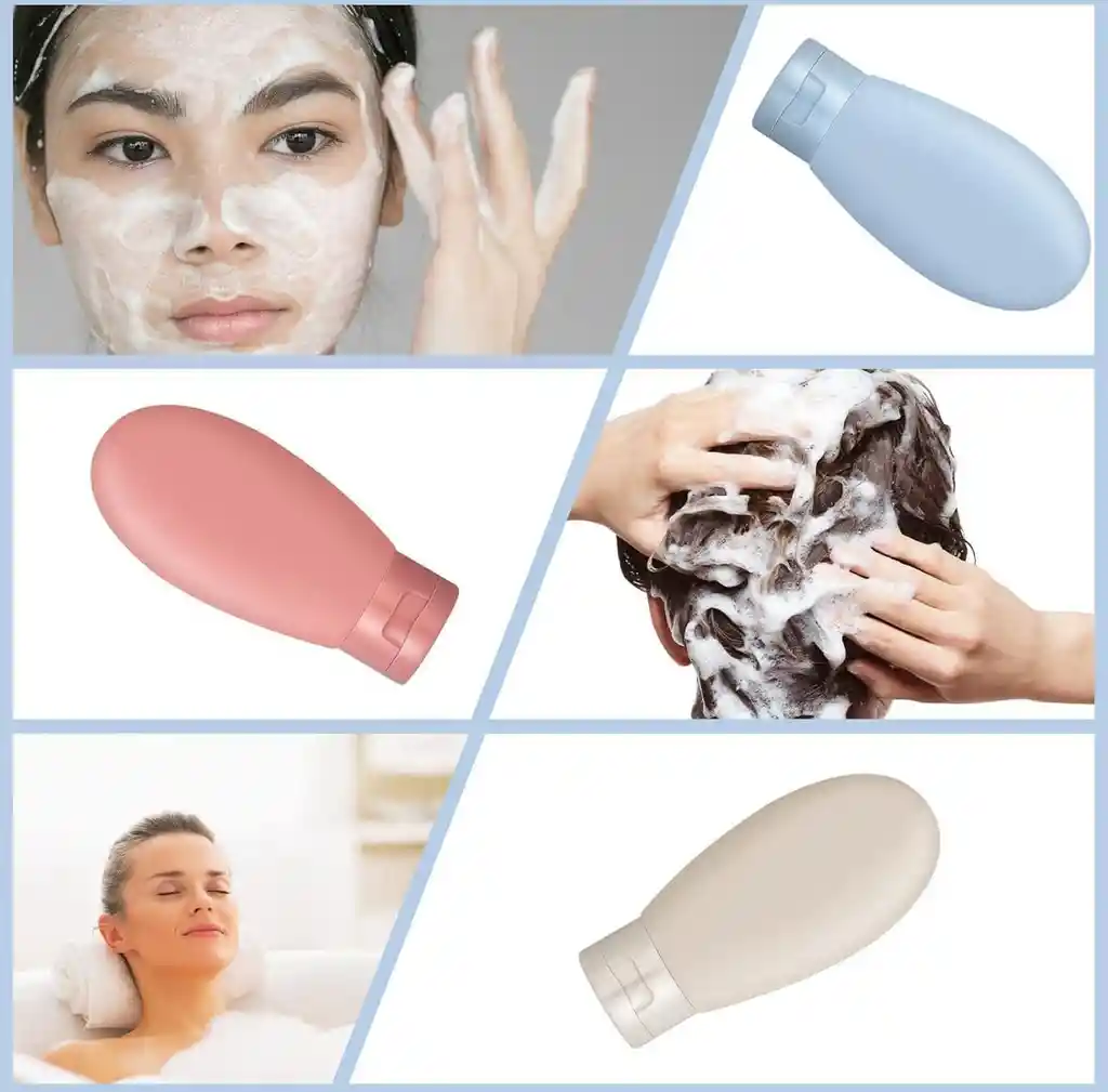 Botellas De Viaje Set X3 De Silicona