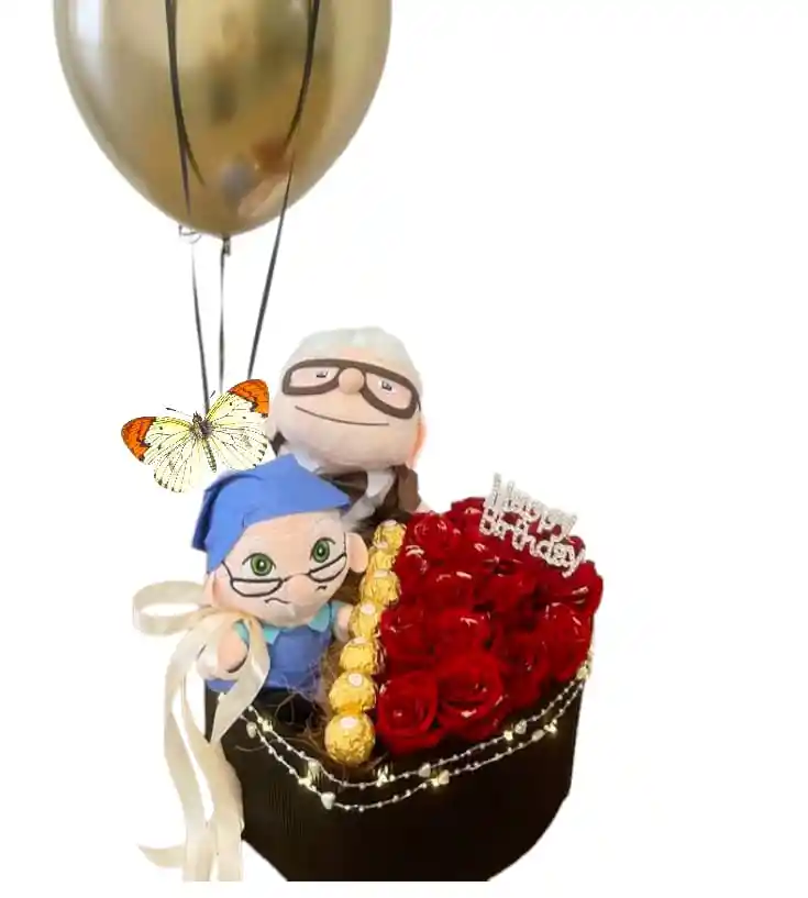 Ancheta Caja Corazón Aniversario Amor Mio
