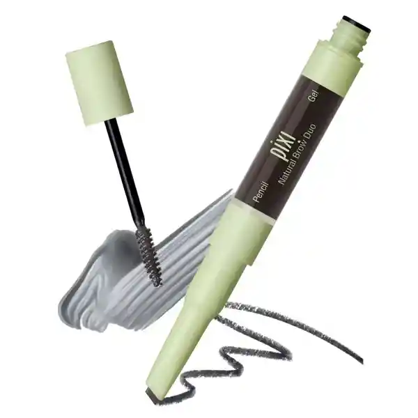 Lápiz Y Gel Para Cejas Pixi Natural Brow Duo Soft Black 2.5ml