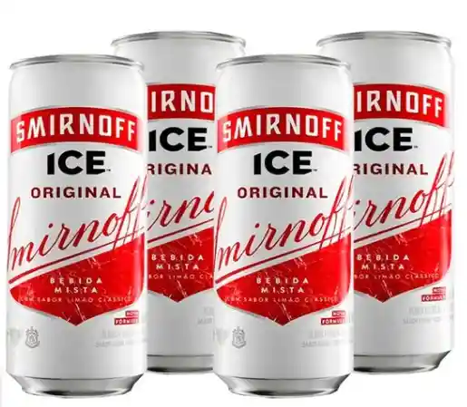 4 Pack Coctel Smirnoff Ice Red - 250cc
