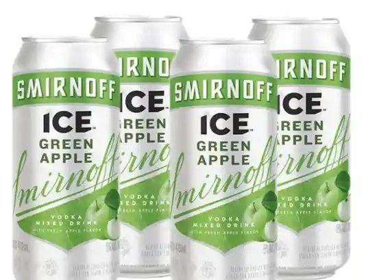 4 Pack Coctel Smirnoff Ice Apple