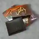 Billetera Hombre Velez Cuero Genuino De Alta Calidad Color Gafe- Tarjetero Independiente - Grabado