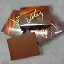 Billetera Hombre Velez Cuero Genuino De Alta Calidad Color Café - Grabado