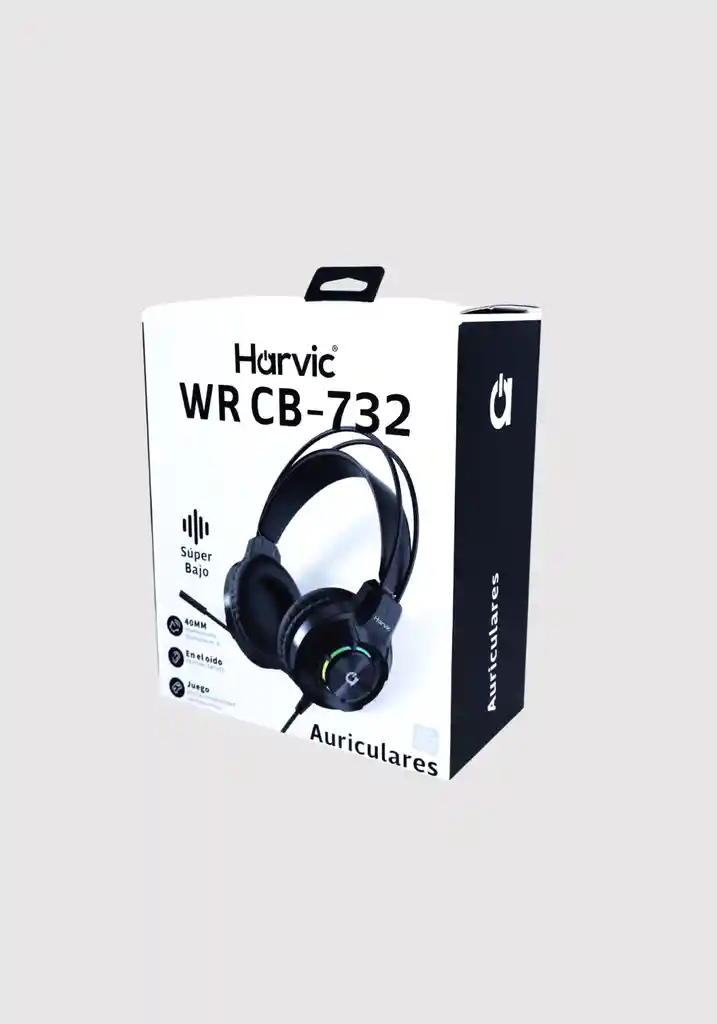 Auriculares Gamer Con Cable Y Luces Led Rgb