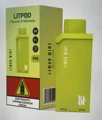 Litpod Capsula Lemon Mint 15k