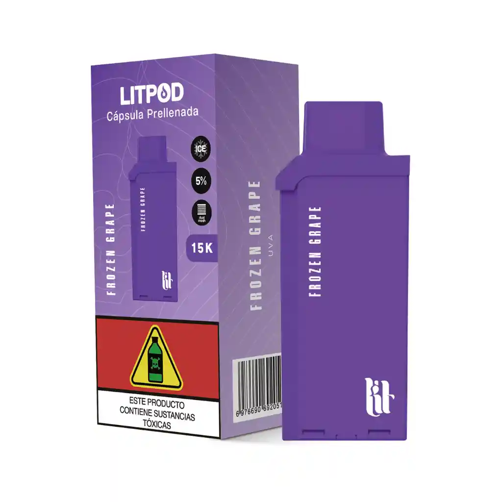 Litpod Capsula Frozen Grape 15k