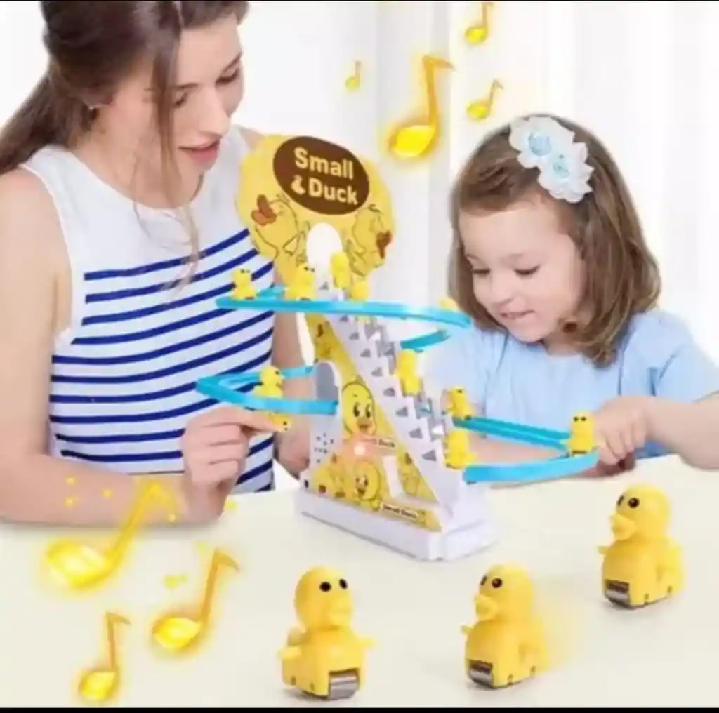 🐥pista Mágica Patitos Con Sonido Montaña Rusa Juguete Para Niños & Niñas💛