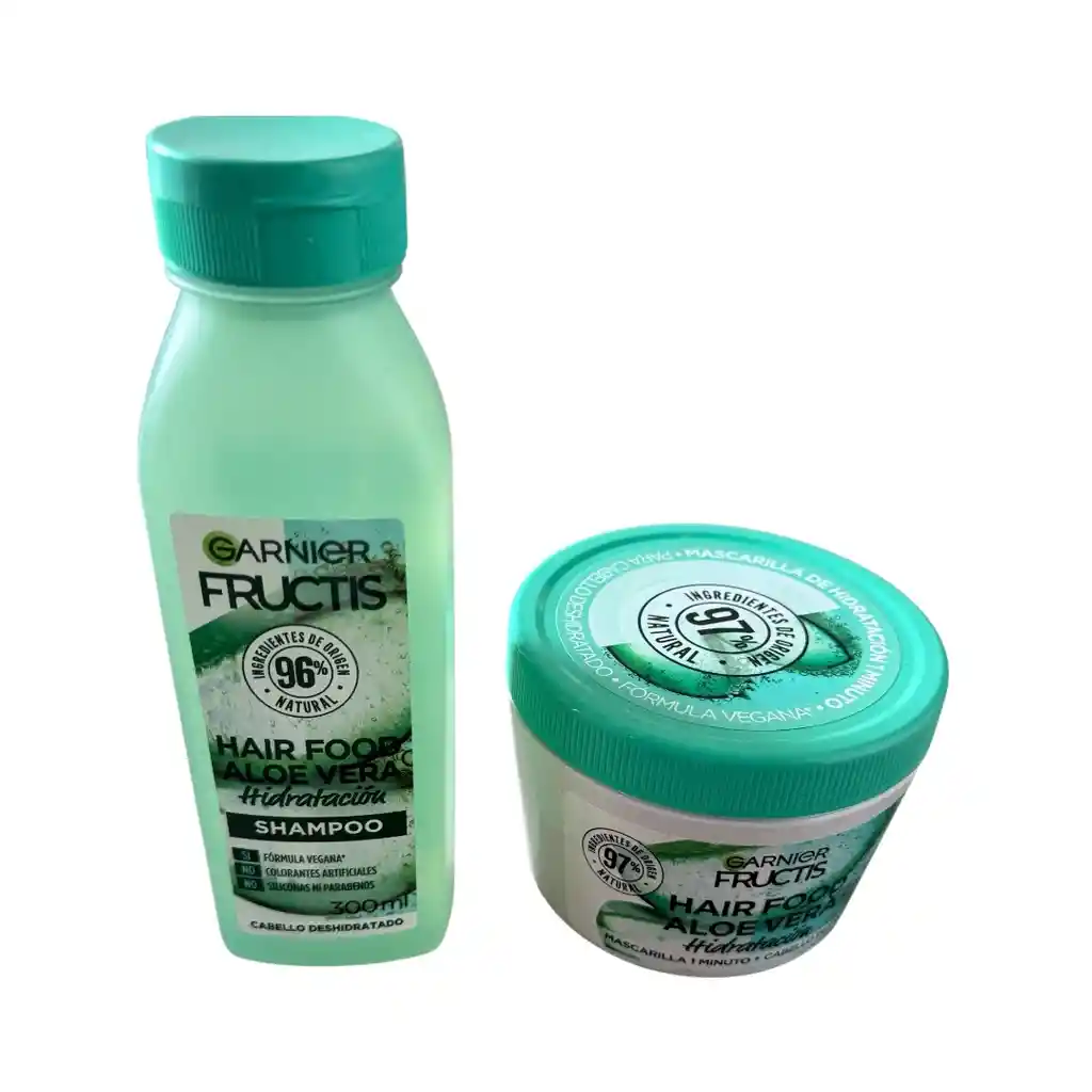 Duo Shampoo Y Tratamiento Garnier Fructis Aloe Vera