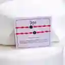 Set Pulseras De Protección 7 Nudos Y Ojo Turco Para Compartir