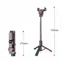 Estabilizador De Mano C10 Gimbal Para Teléfonos Inteligentes Con Seguimiento Facial De Ia, Para Vlogging, Retransmisión En Vivo Y Selfies - Negro+rojo