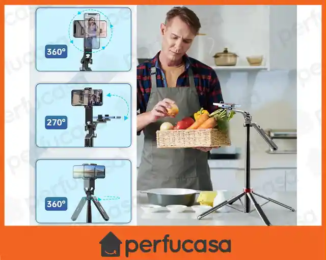 Q185 Smart Ai Cardán Selfie Stick 1,8 M Soporte De Trípode Cardán De Mano Integrado Soporte De Transmisión En Vivo Antivibración