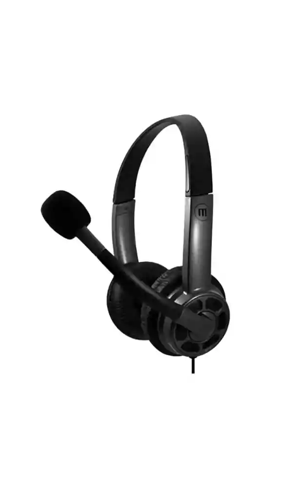 Diadema Con Micrófono Maxell Hs-hmic Usb-c Con Adaptador