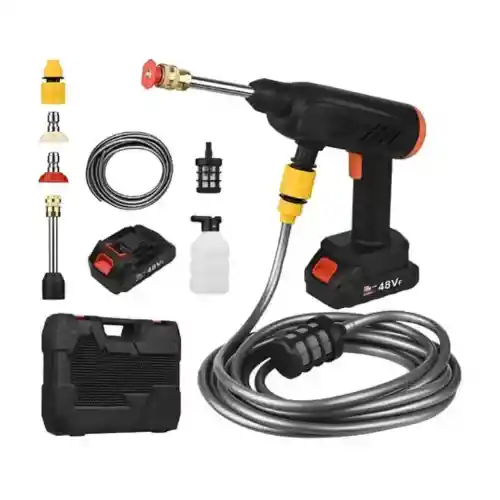 Hidrolavadora Inalambrica Portátil Recargable 48v 2 Baterías