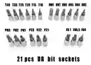 Kit De Copas Por 46 Piezas Mecanica Basica Ratchet 1/4