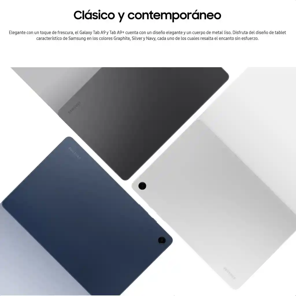 Tablet Samsung Galaxy Tab A9+ 128gb /8gb 11.0'', Silver