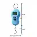 Balanza De Mano Digital Lcd 40 Kg Bascula Profesional Maletas Negro
