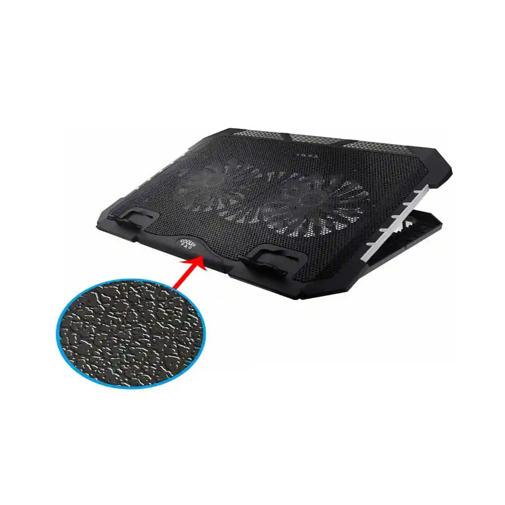 Base Refrigerante Gamer Led 2 Cooler / Soporte Para Portatil
