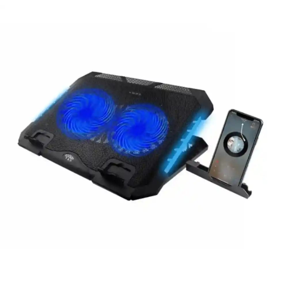 Base Refrigerante Gamer Led 2 Cooler / Soporte Para Portatil