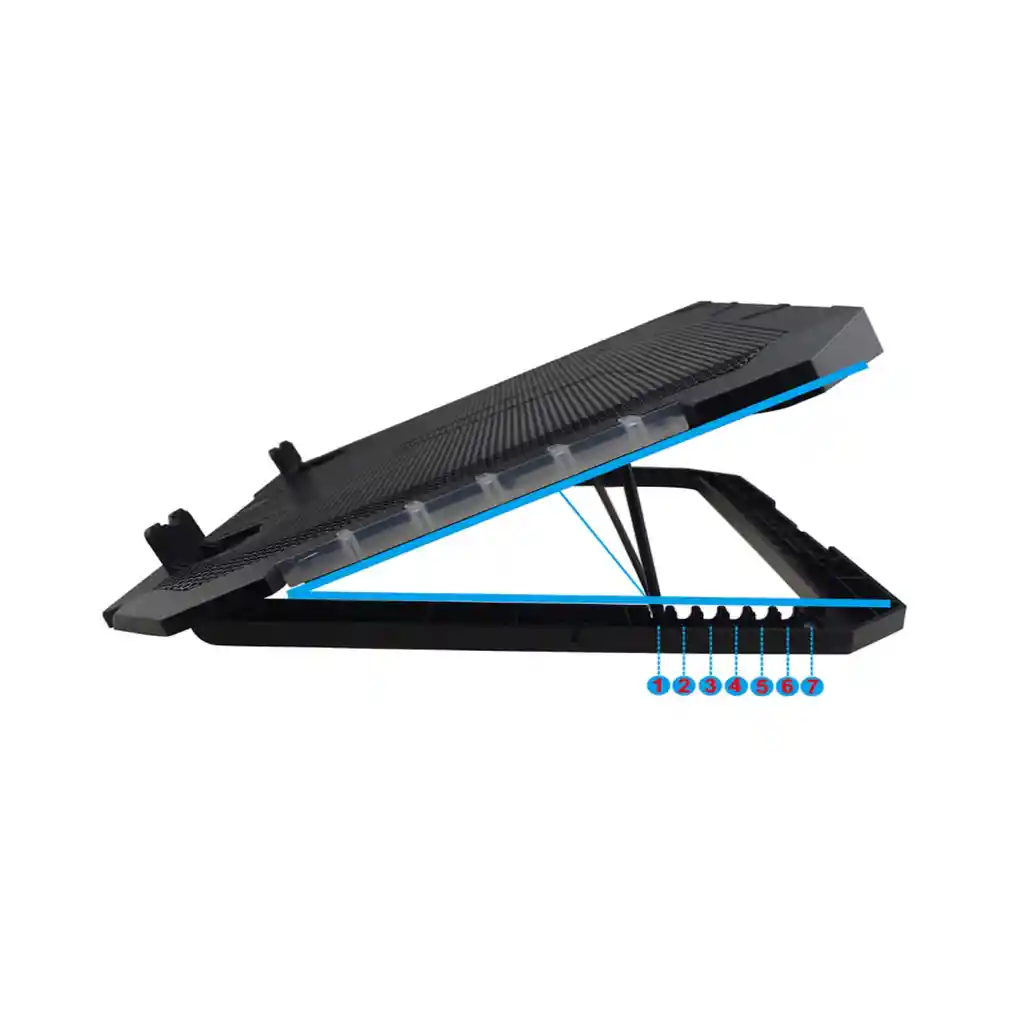 Base Refrigerante Gamer Led 2 Cooler / Soporte Para Portatil