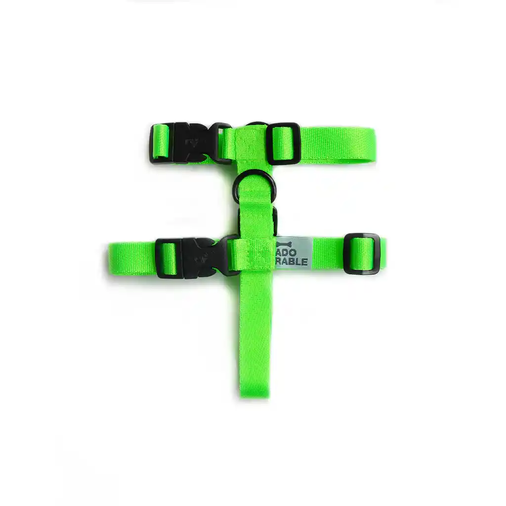 Arnés M Adorable Verde Neón
