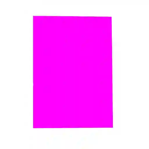 Cartulina Calipso Fluoresente Fucsia 1/8. X3 Und