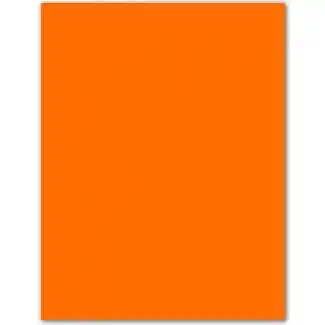 Cartulina Calipso Fluoresente Naranja 1/8. X3 Und