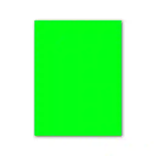 Cartulina Calipso Fluoresente Verde 1/8 X3 Und