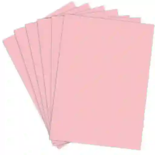 Cartulina Rosada 1/8 X3 Und